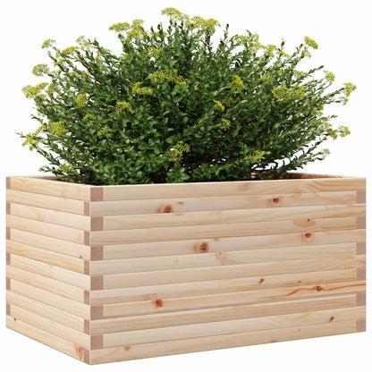 Fioriera da Giardino 90x60x46 cm in Legno Massello di Pino