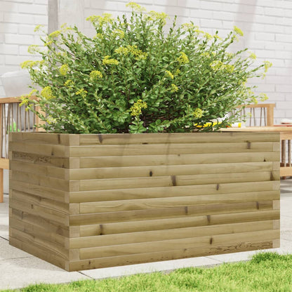 Fioriera da Giardino 90x60x46 cm in Legno di Pino Impregnato