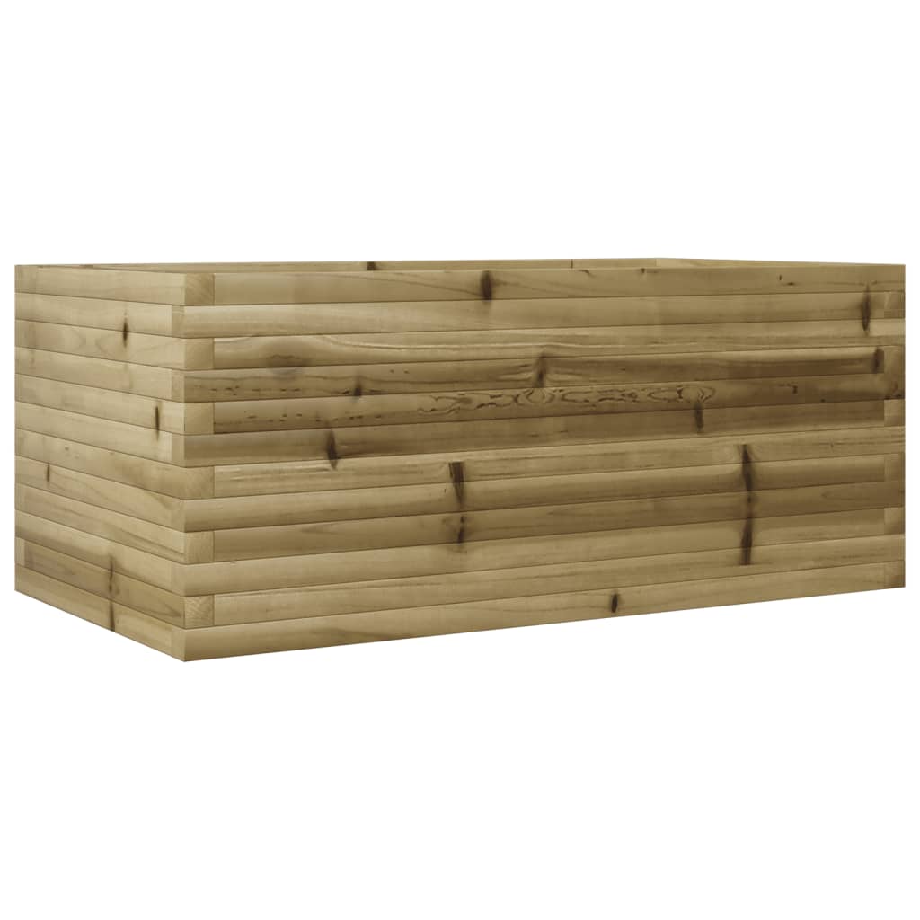 Fioriera da Giardino 110x60x46 cm in Legno di Pino Impregnato