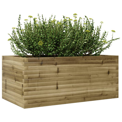 Fioriera da Giardino 110x60x46 cm in Legno di Pino Impregnato