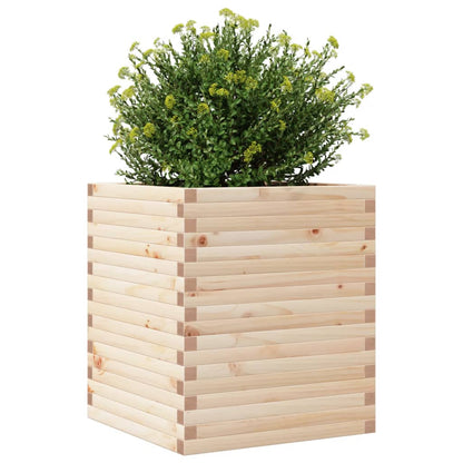 Fioriera da Giardino 60x60x68,5 cm in Legno Massello di Pino