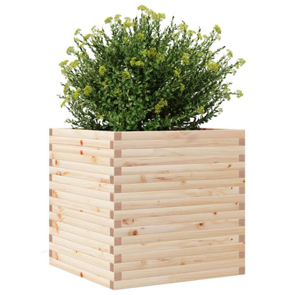 Fioriera da Giardino 70x70x68,5 cm in Legno Massello di Pino