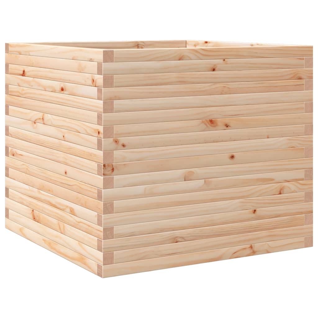 Fioriera da Giardino 80x80x68,5 cm in Legno Massello di Pino