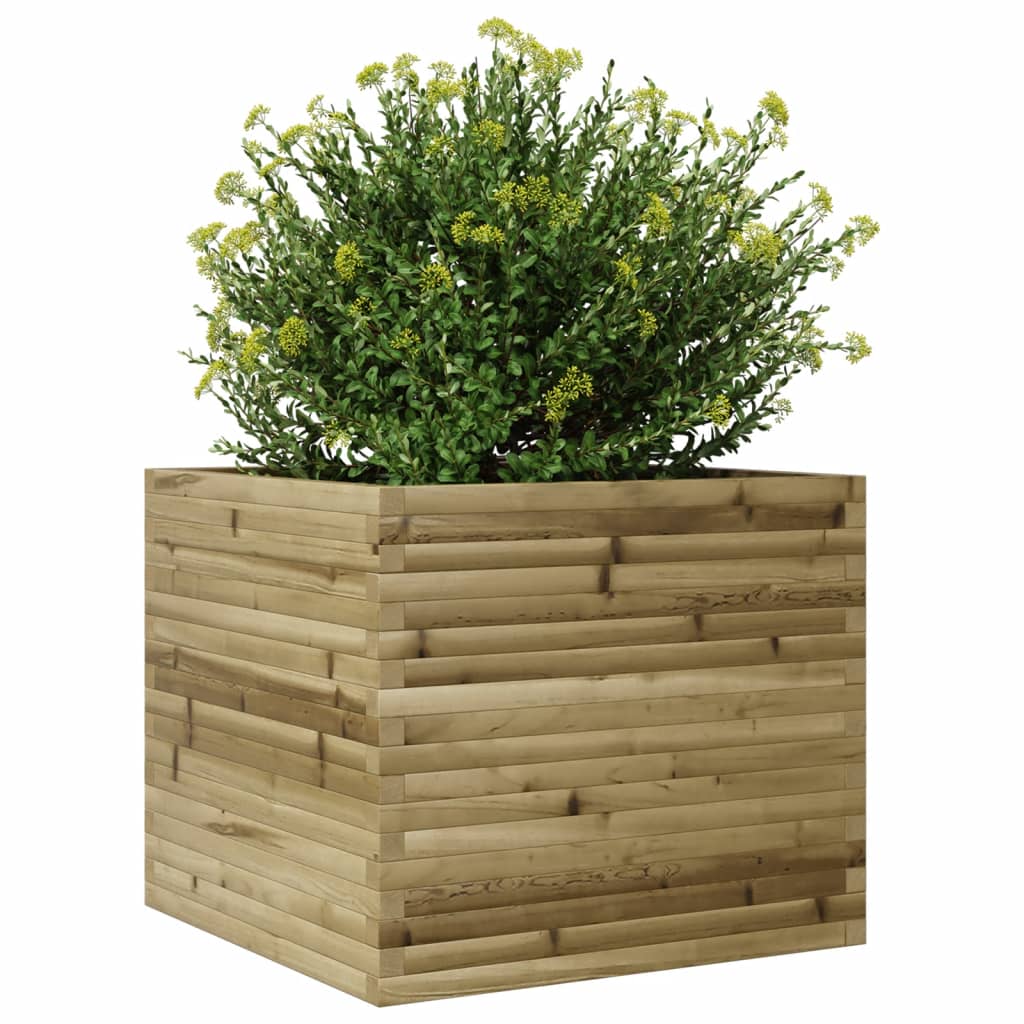 Fioriera da Giardino 80x80x68,5 cm in Legno di Pino Impregnato