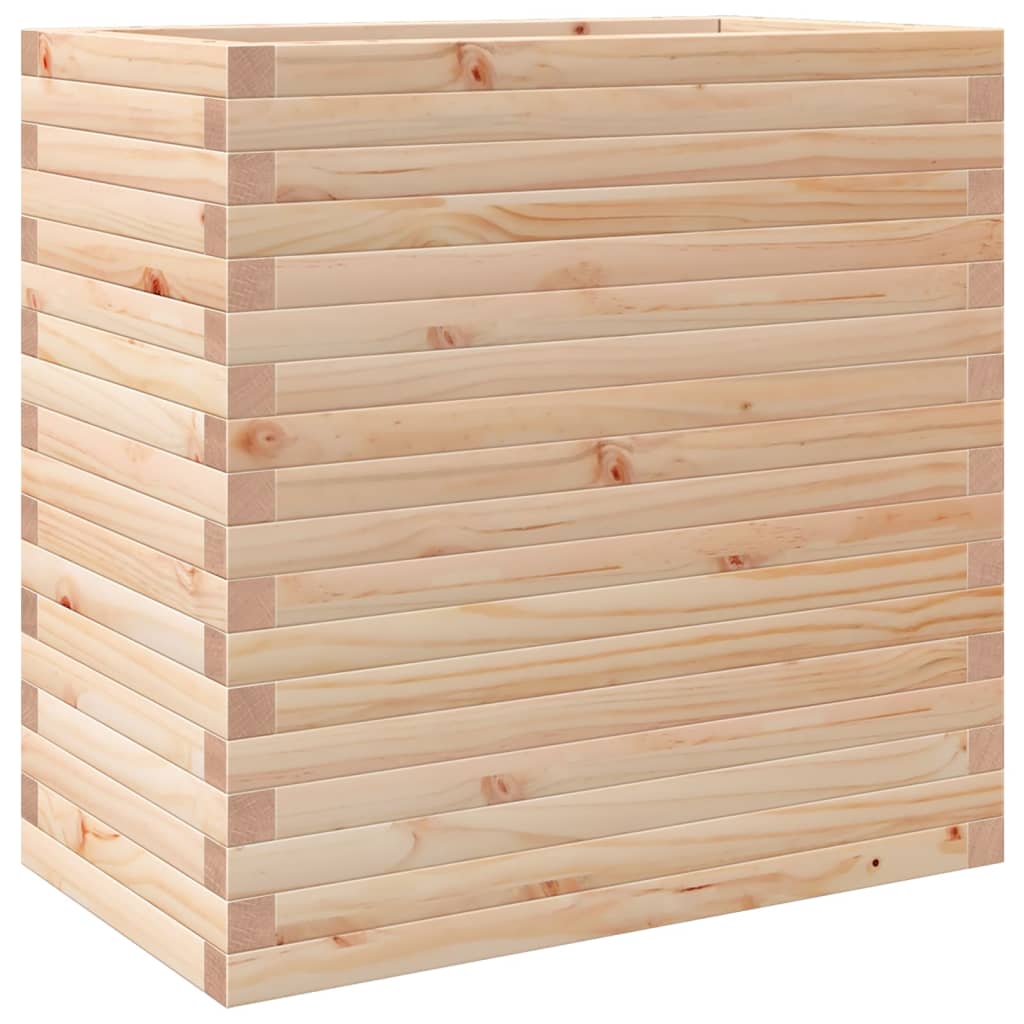 Fioriera da Giardino 70x40x68,5 cm in Legno Massello di Pino