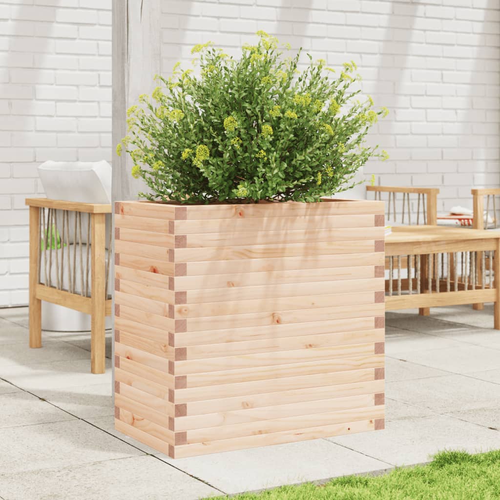 Fioriera da Giardino 70x40x68,5 cm in Legno Massello di Pino