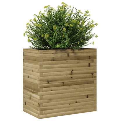 Fioriera da Giardino 70x40x68,5 cm in Legno di Pino Impregnato