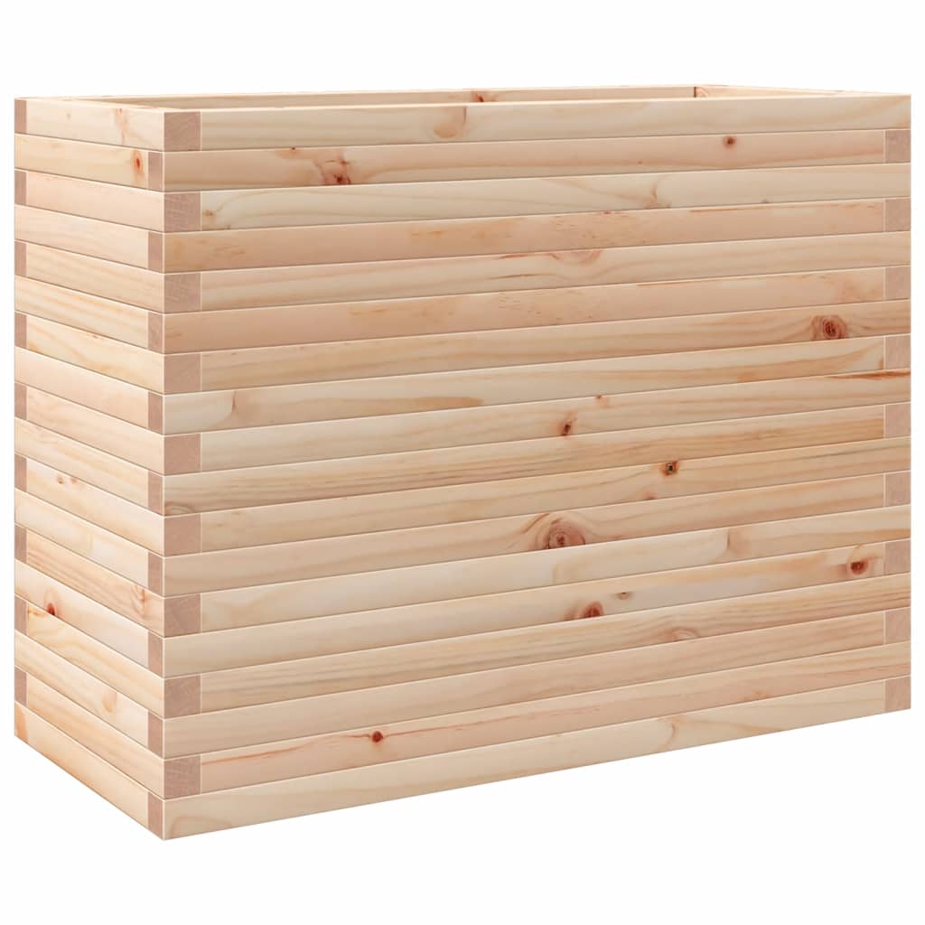 Fioriera da Giardino 90x40x68,5 cm in Legno Massello di Pino