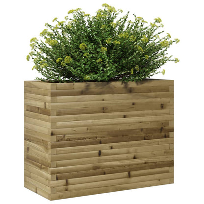 Fioriera da Giardino 90x40x68,5 cm in Legno di Pino Impregnato