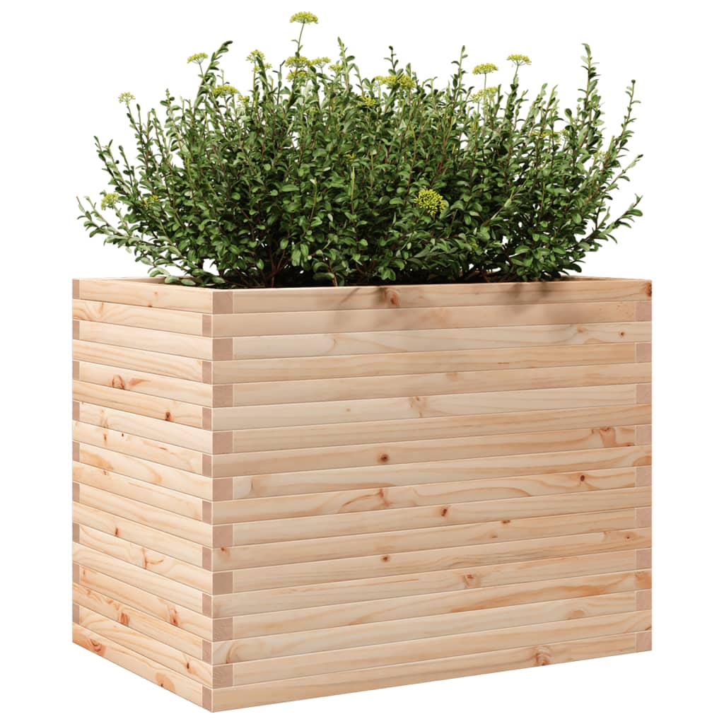 Fioriera da Giardino 90x60x68,5 cm in Legno Massello di Pino