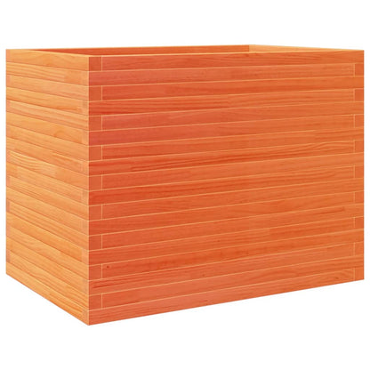 Fioriera Giardino Marrone Cera 90x60x68,5cm Legno Massello Pino