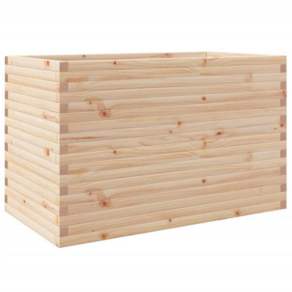 Fioriera da Giardino 110x60x68,5 cm in Legno Massello di Pino