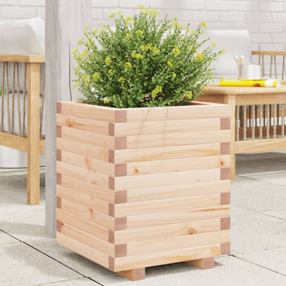 Fioriera da Giardino 40x40x49,5 cm in Legno Massello di Pino