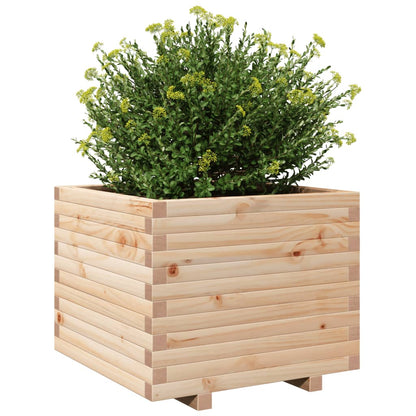 Fioriera da Giardino 60x60x49,5 cm in Legno Massello di Pino