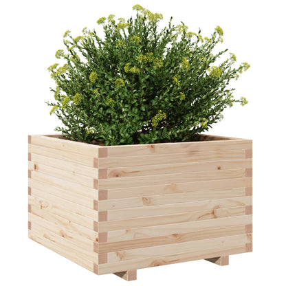 Fioriera da Giardino 70x70x49,5 cm in Legno Massello di Pino