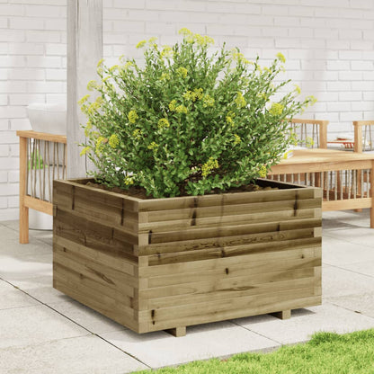 Fioriera da Giardino 80x80x49,5 cm in Legno di Pino Impregnato