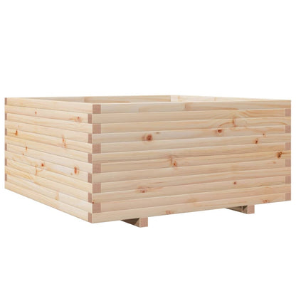 Fioriera da Giardino 100x100x49,5 cm in Legno Massello di Pino