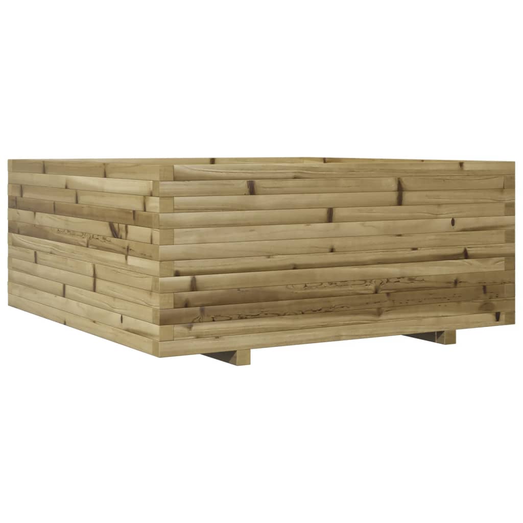 Fioriera da Giardino 110x110x49,5 cm Legno di Pino Impregnato
