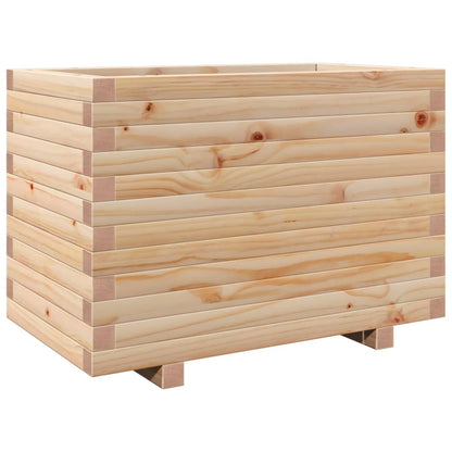 Fioriera da Giardino 70x40x49,5 cm in Legno Massello di Pino