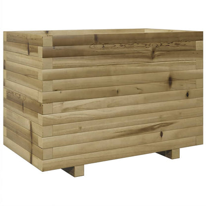 Fioriera da Giardino 70x40x49,5 cm in Legno di Pino Impregnato