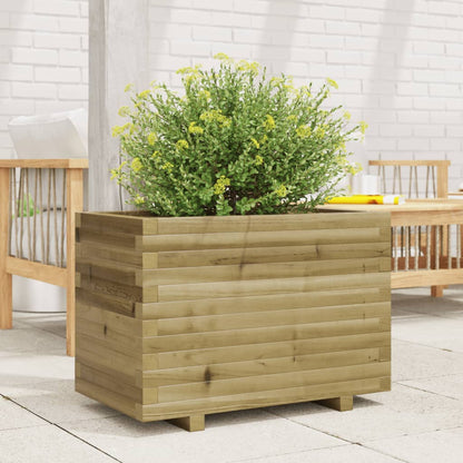 Fioriera da Giardino 70x40x49,5 cm in Legno di Pino Impregnato
