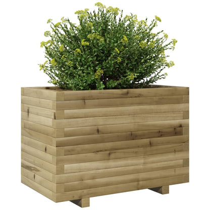 Fioriera da Giardino 70x40x49,5 cm in Legno di Pino Impregnato