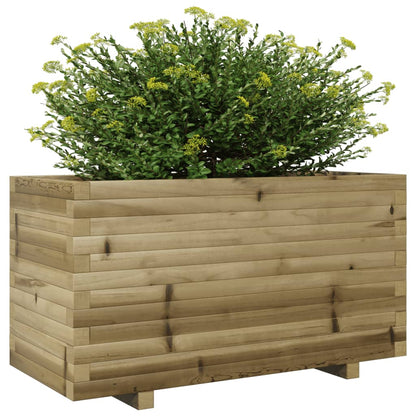 Fioriera da Giardino 90x40x49,5 cm in Legno di Pino Impregnato