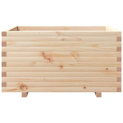 Fioriera da Giardino 90x60x49,5 cm in Legno Massello di Pino