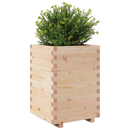 Fioriera da Giardino 50x50x72,5 cm in Legno Massello di Pino