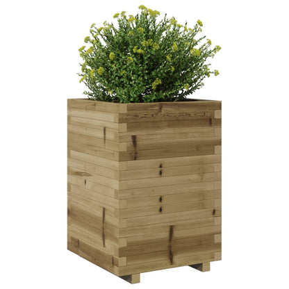 Fioriera da Giardino 50x50x72,5 cm in Legno di Pino Impregnato
