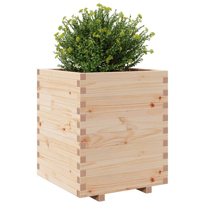 Fioriera da Giardino 60x60x72,5 cm in Legno Massello di Pino