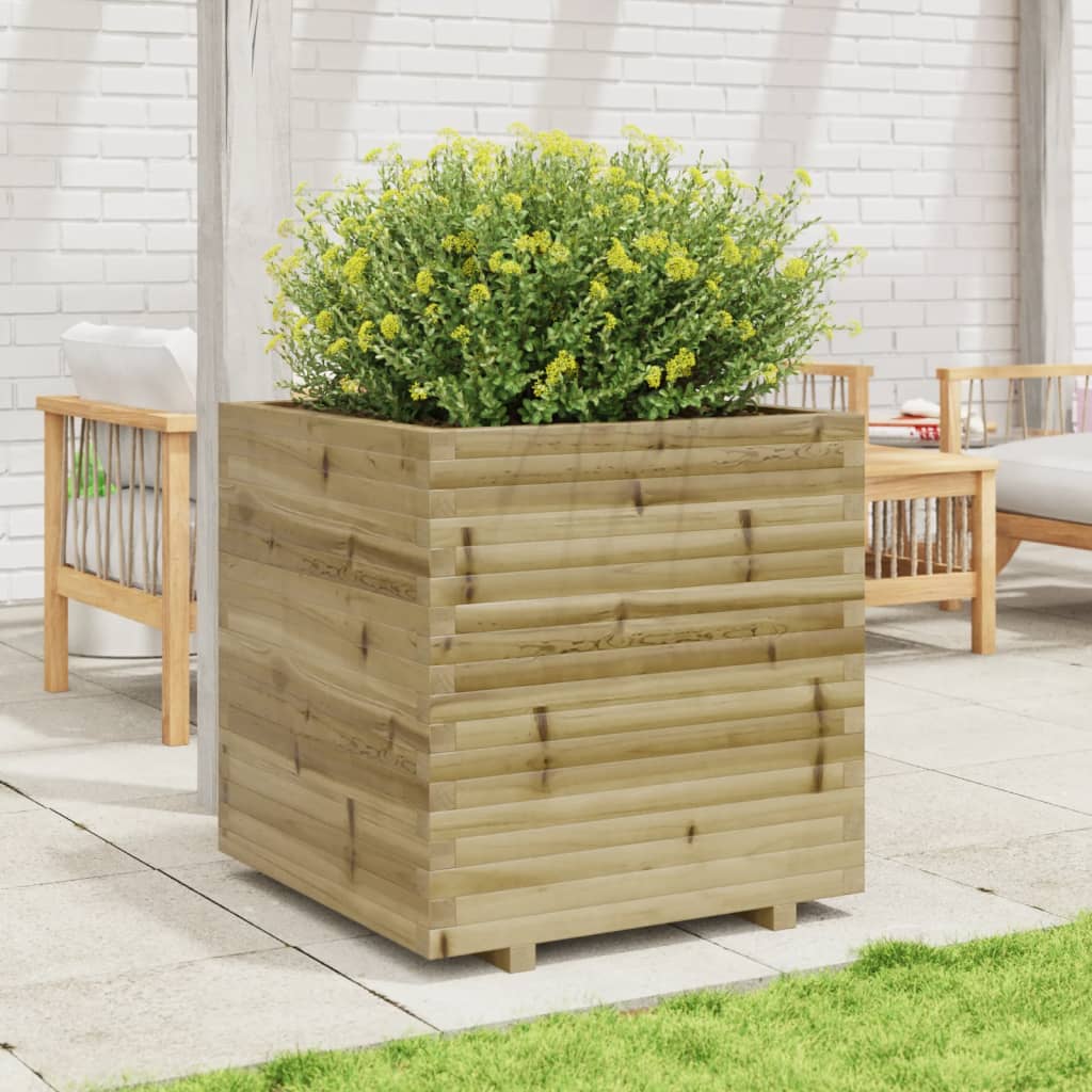 Fioriera da Giardino 70x70x72,5 cm in Legno di Pino Impregnato