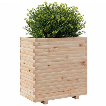 Fioriera da Giardino 70x40x72,5 cm in Legno Massello di Pino