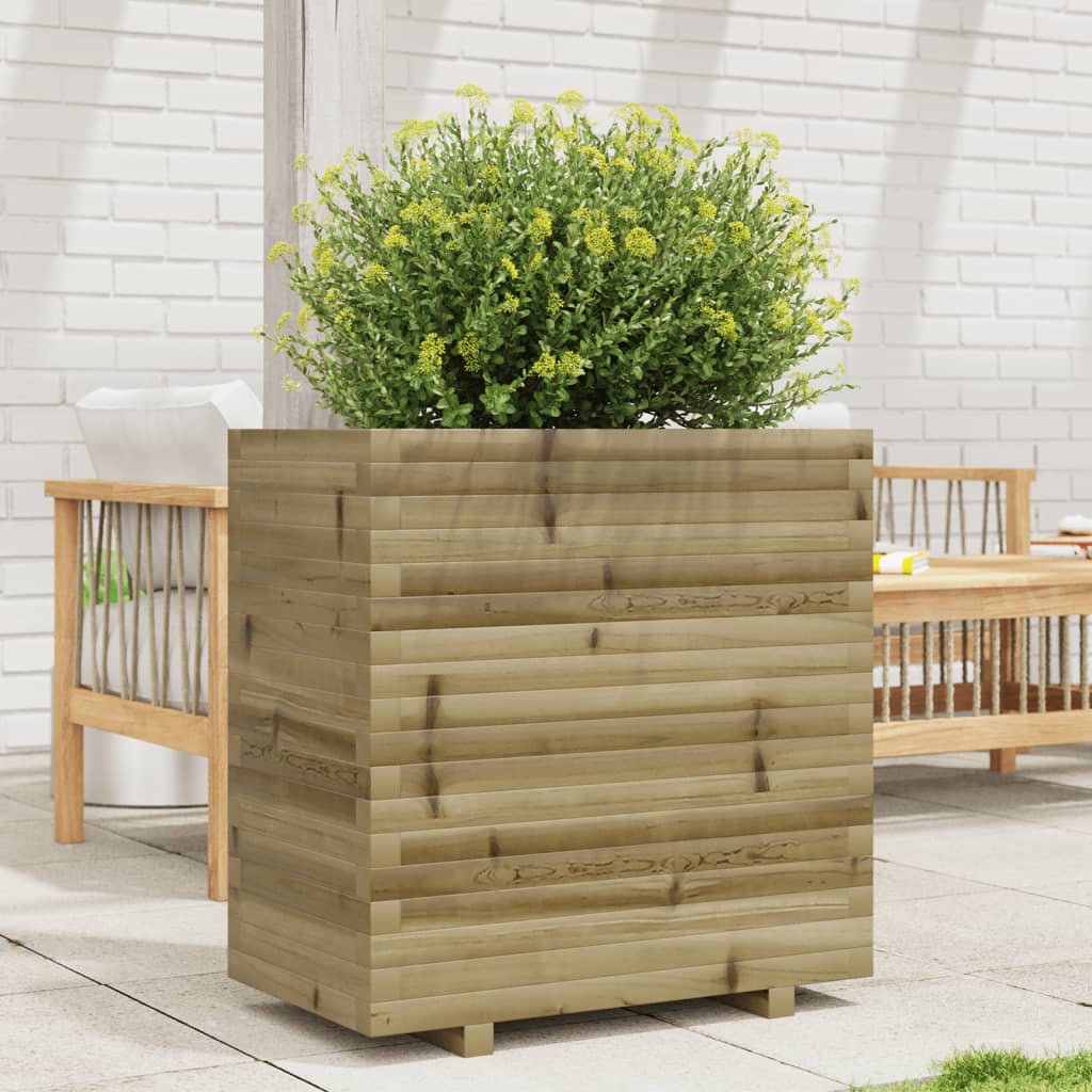 Fioriera da Giardino 70x40x72,5 cm in Legno di Pino Impregnato