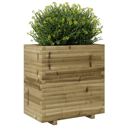 Fioriera da Giardino 70x40x72,5 cm in Legno di Pino Impregnato