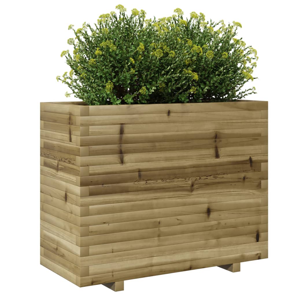 Fioriera da Giardino 90x40x72,5 cm in Legno di Pino Impregnato