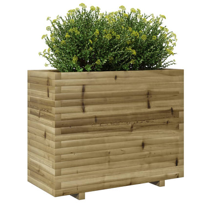 Fioriera da Giardino 90x40x72,5 cm in Legno di Pino Impregnato