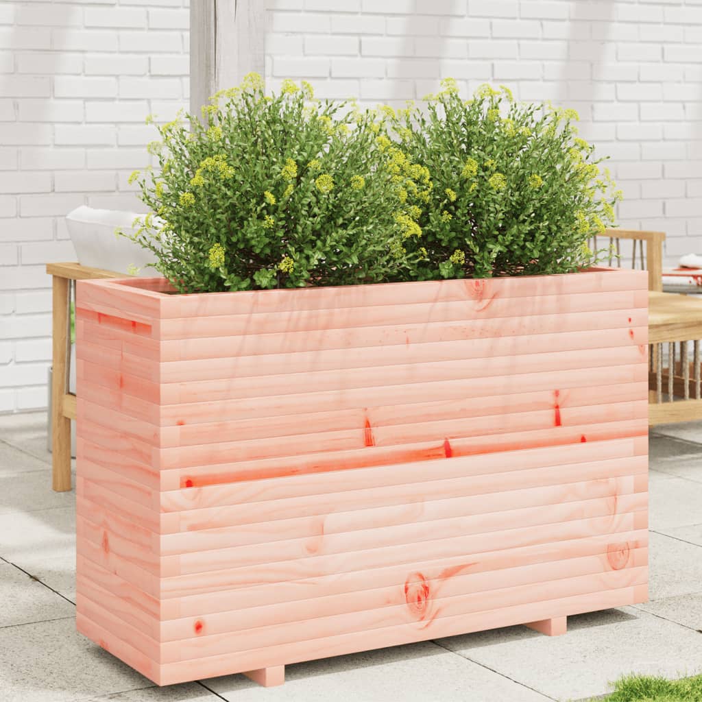 Fioriera da Giardino 110x40x72,5cm in Legno Massello di Douglas