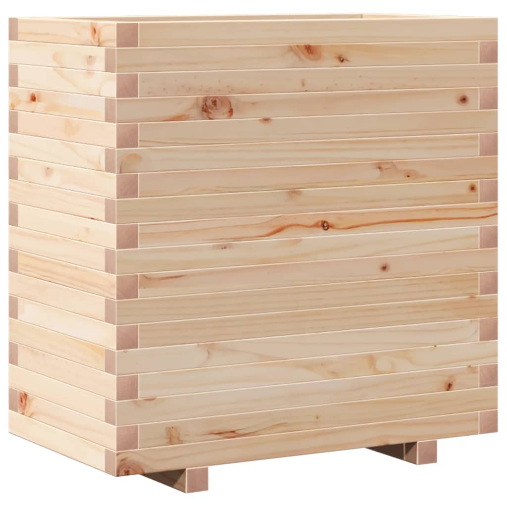 Fioriera da Giardino 70x40x72 cm in Legno Massello di Pino
