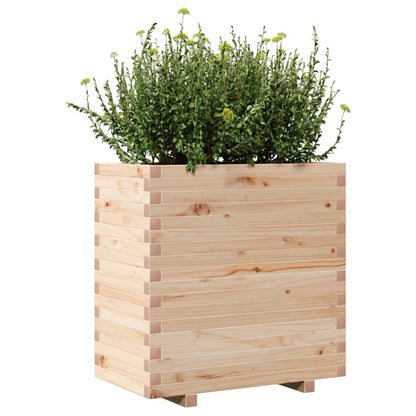 Fioriera da Giardino 70x40x72 cm in Legno Massello di Pino
