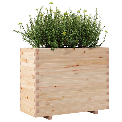 Fioriera da Giardino 90x40x72 cm in Legno Massello di Pino