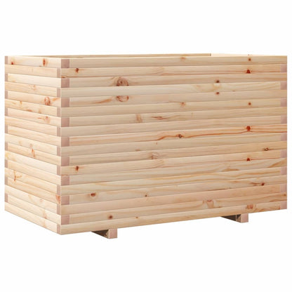 Fioriera da Giardino 110x60x72 cm in Legno Massello di Pino