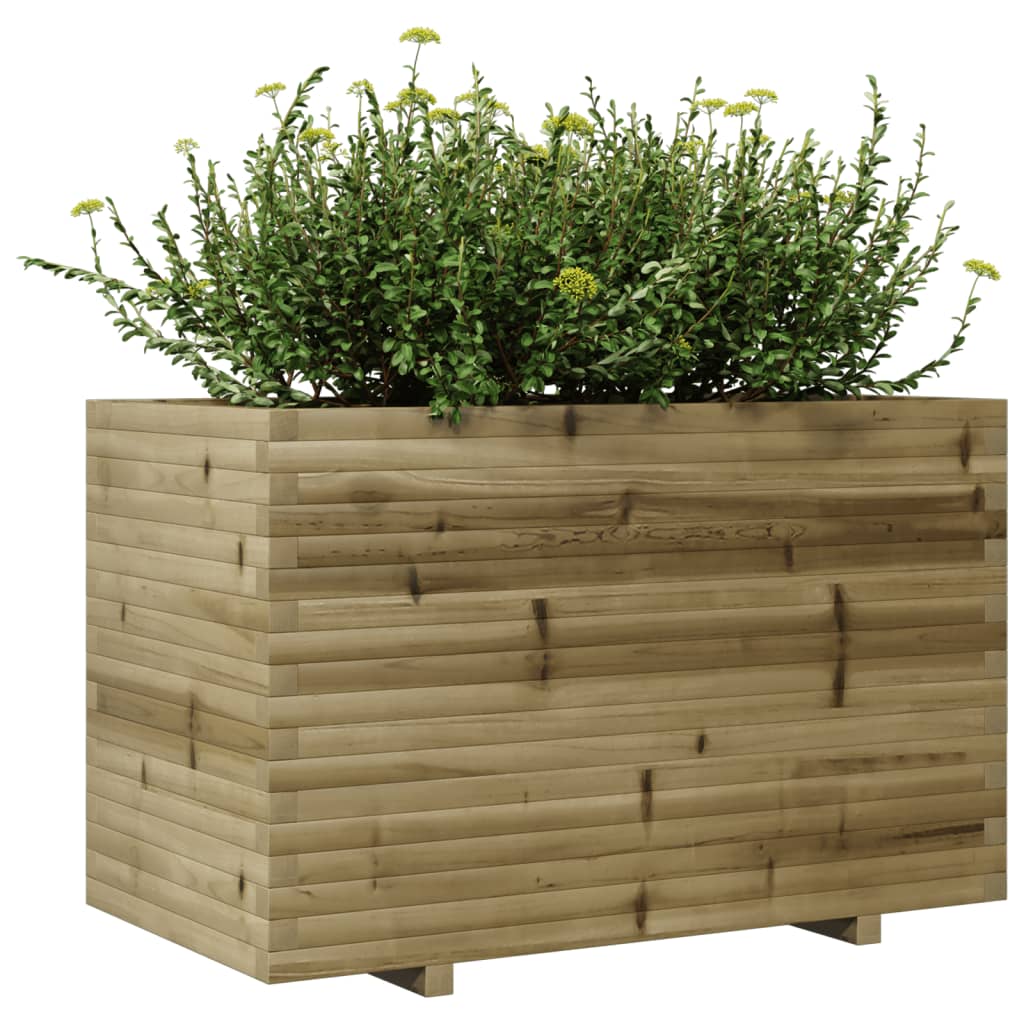 Fioriera da Giardino 110x60x72 cm in Legno di Pino Impregnato