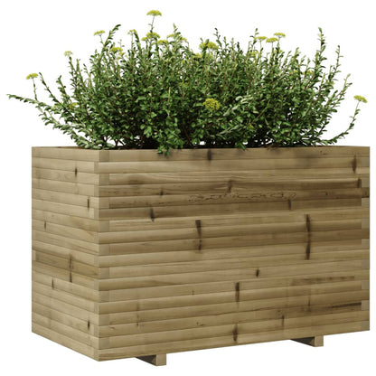 Fioriera da Giardino 110x60x72 cm in Legno di Pino Impregnato