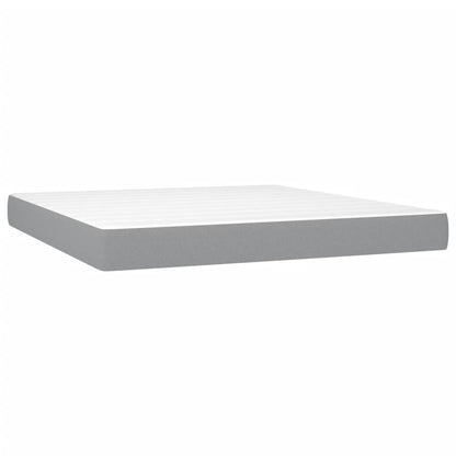 Letto con Materasso Bianco 140x200 cm in Legno Massello di Pino