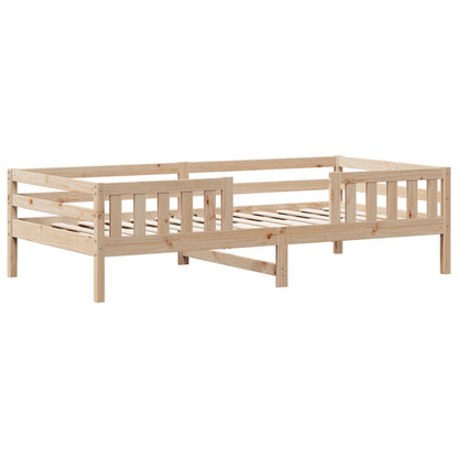 Giroletto con Tetto 90x200 cm in Legno Massello di Pino