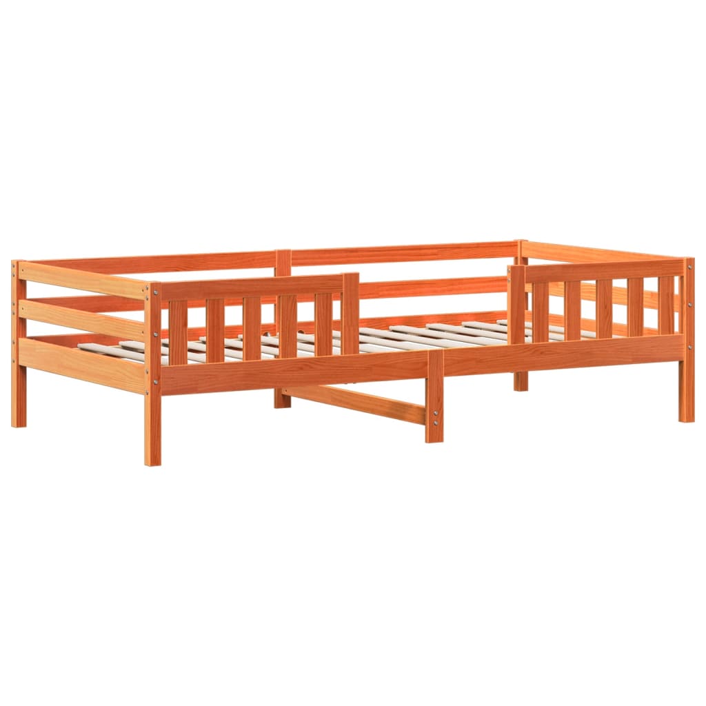 Giroletto con Tetto Cera 90x200 cm Legno Massello Pino