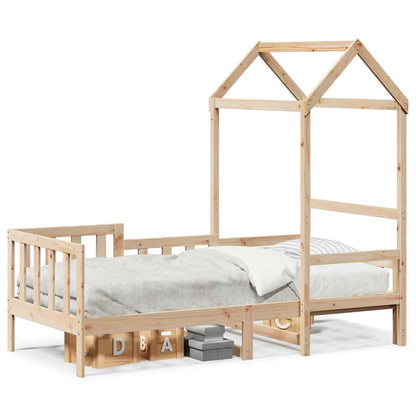 Dormeuse con Tetto 80x200 cm in Legno Massello di Pino