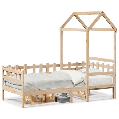 Dormeuse con Tetto 80x200 cm in Legno Massello di Pino