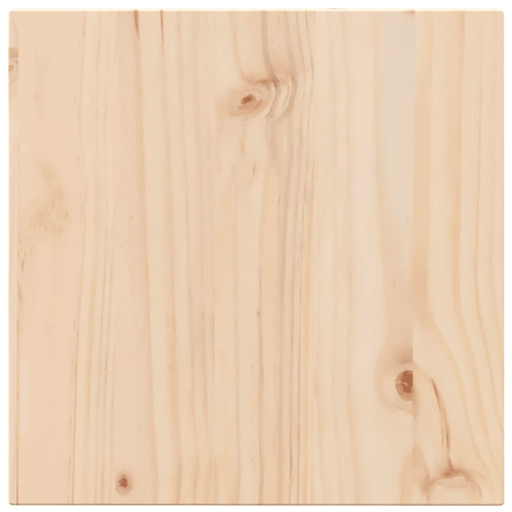 Piano Tavolo 40x40x1,7 cm Quadrato in Legno Massello di Pino